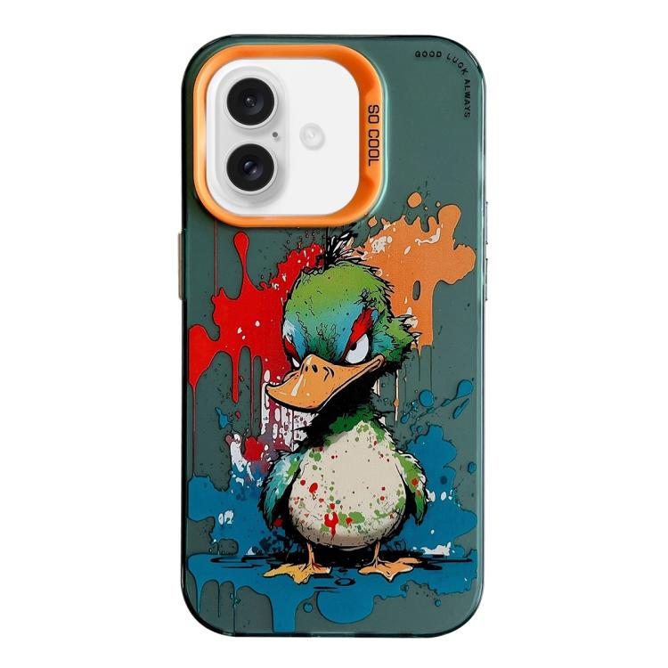 เคสโทรศัพท์ PC + TPU ซีรีส์ภาพวาดน้ำมันลายสัตว์ สำหรับ iPhone Air