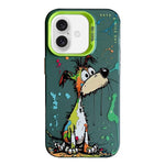 เคสโทรศัพท์ PC + TPU ซีรีส์ภาพวาดน้ำมันลายสัตว์ สำหรับ iPhone Air