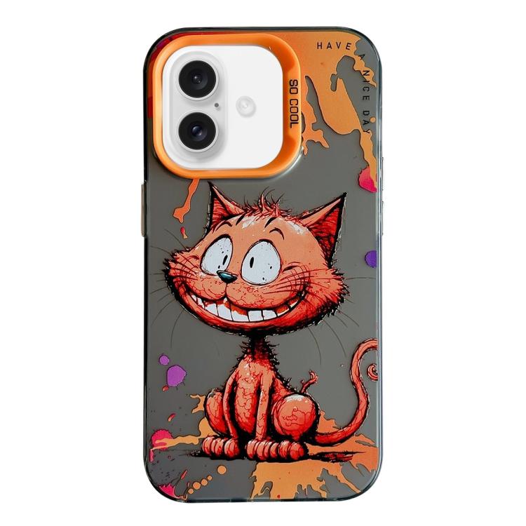 เคสโทรศัพท์ PC + TPU ซีรีส์ภาพวาดน้ำมันลายสัตว์ สำหรับ iPhone Air