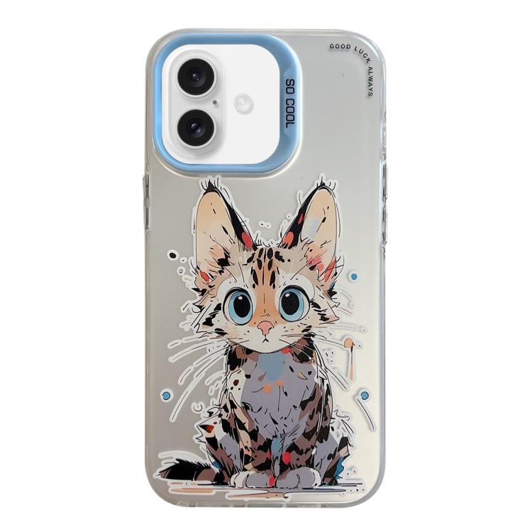 เคสโทรศัพท์ PC + TPU ซีรีส์ภาพวาดน้ำมันลายสัตว์ สำหรับ iPhone Air