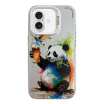 เคสโทรศัพท์ PC + TPU ซีรีส์ภาพวาดน้ำมันลายสัตว์ สำหรับ iPhone Air