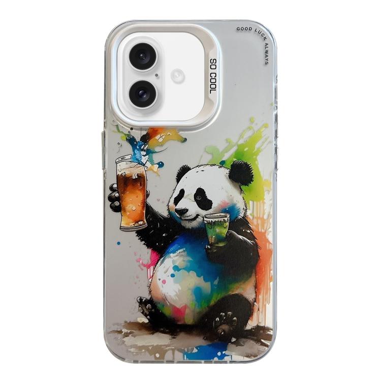 เคสโทรศัพท์ PC + TPU ซีรีส์ภาพวาดน้ำมันลายสัตว์ สำหรับ iPhone Air