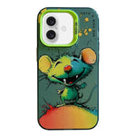 เคสโทรศัพท์ PC + TPU ซีรีส์ภาพวาดน้ำมันลายสัตว์ สำหรับ iPhone Air