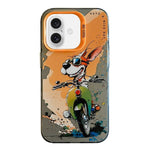 เคสโทรศัพท์ PC + TPU ซีรีส์ภาพวาดน้ำมันลายสัตว์ สำหรับ iPhone 16 Pro Max