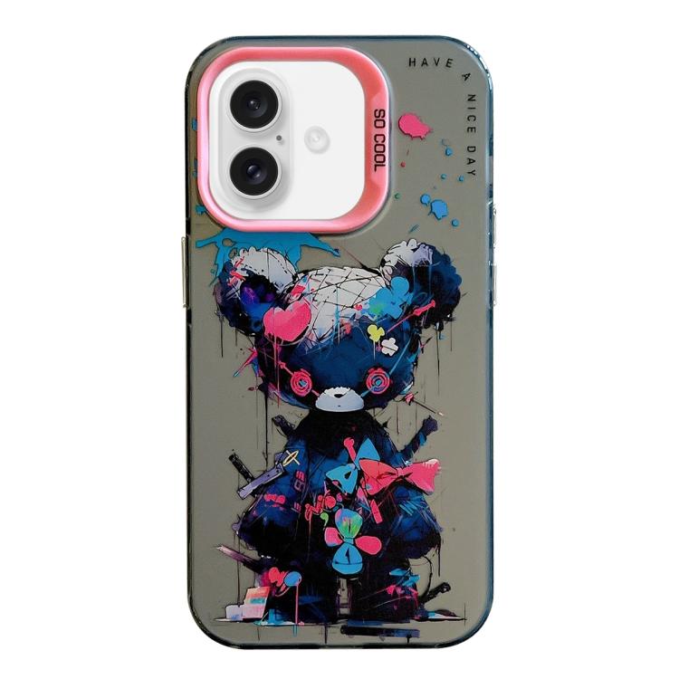 เคสโทรศัพท์ PC + TPU ซีรีส์ภาพวาดน้ำมันลายสัตว์ สำหรับ iPhone Air