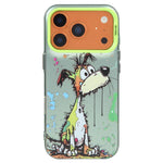 เคสโทรศัพท์ PC + TPU ซีรีส์ภาพวาดน้ำมันลายสัตว์ สำหรับ iPhone 17 Pro