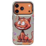 เคสโทรศัพท์ PC + TPU ซีรีส์ภาพวาดน้ำมันลายสัตว์ สำหรับ iPhone 17