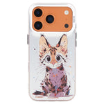 เคสโทรศัพท์ PC + TPU ซีรีส์ภาพวาดน้ำมันลายสัตว์ สำหรับ iPhone 17