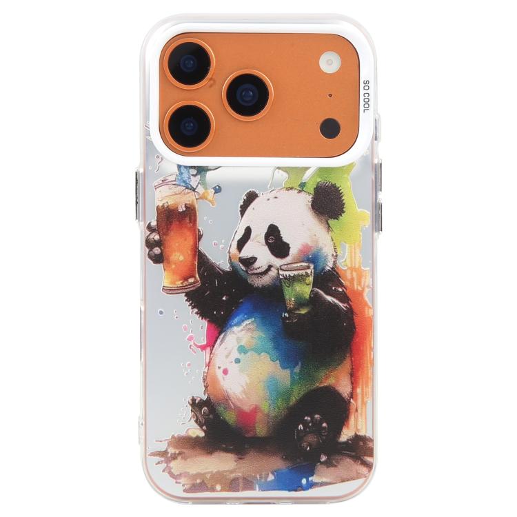 เคสโทรศัพท์ PC + TPU ซีรีส์ภาพวาดน้ำมันลายสัตว์ สำหรับ iPhone 17 Pro