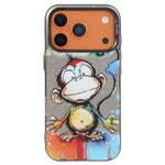 เคสโทรศัพท์ PC + TPU ซีรีส์ภาพวาดน้ำมันลายสัตว์ สำหรับ iPhone 17