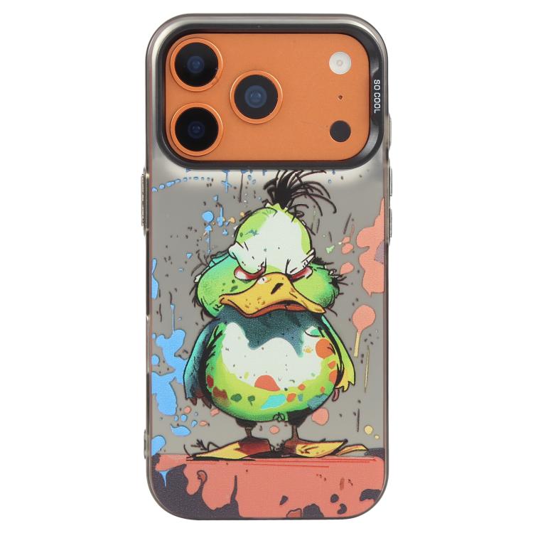 เคสโทรศัพท์ PC + TPU ซีรีส์ภาพวาดน้ำมันลายสัตว์ สำหรับ iPhone 17