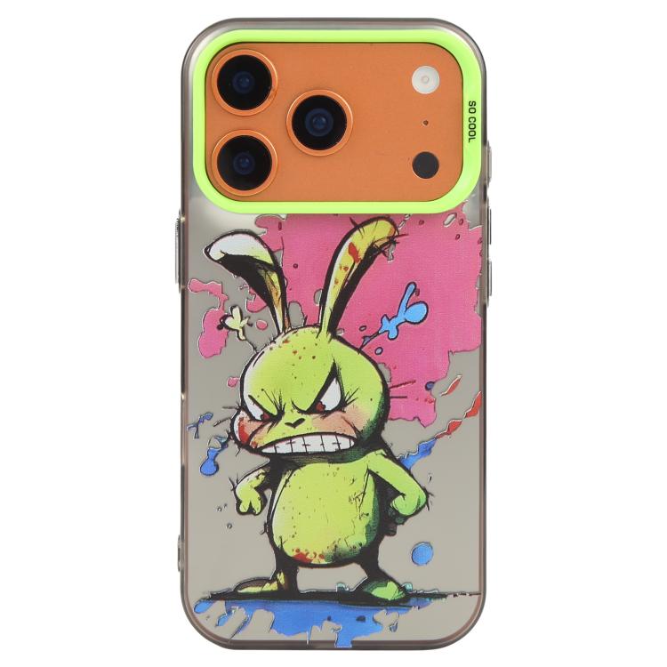 เคสโทรศัพท์ PC + TPU ซีรีส์ภาพวาดน้ำมันลายสัตว์ สำหรับ iPhone 17