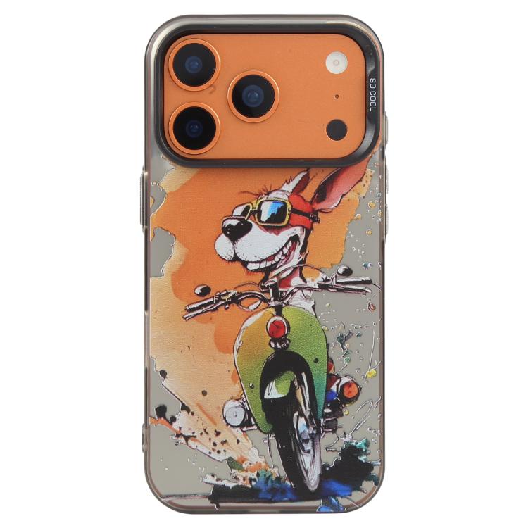 เคสโทรศัพท์ PC + TPU ซีรีส์ภาพวาดน้ำมันลายสัตว์ สำหรับ iPhone 17