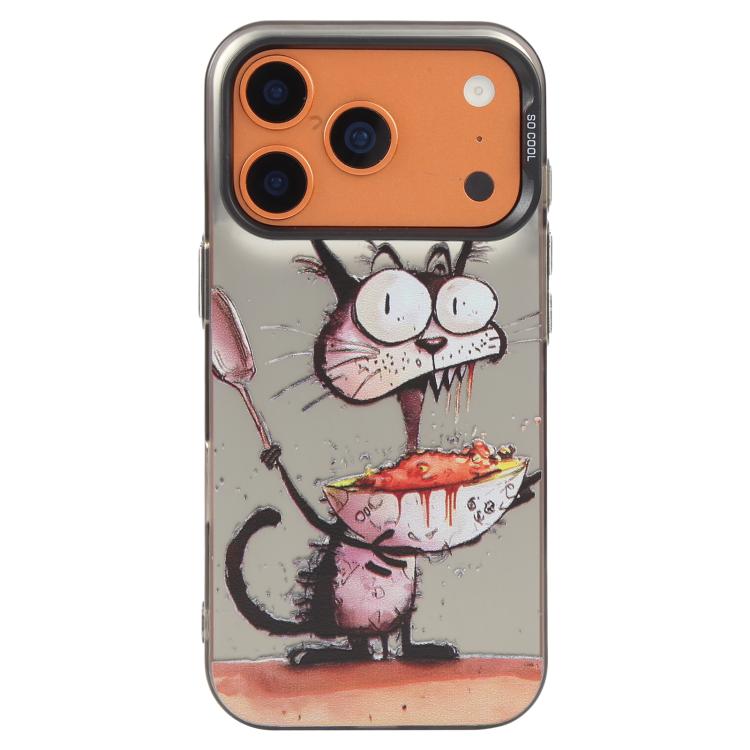 เคสโทรศัพท์ PC + TPU ซีรีส์ภาพวาดน้ำมันลายสัตว์ สำหรับ iPhone 17 Pro Max