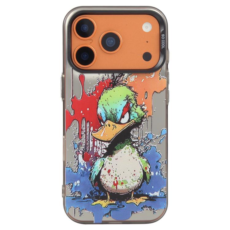 เคสโทรศัพท์ PC + TPU ซีรีส์ภาพวาดน้ำมันลายสัตว์ สำหรับ iPhone 17 Pro