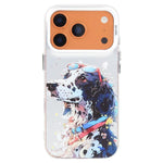 เคสโทรศัพท์ PC + TPU ซีรีส์ภาพวาดน้ำมันลายสัตว์ สำหรับ iPhone 17 Pro