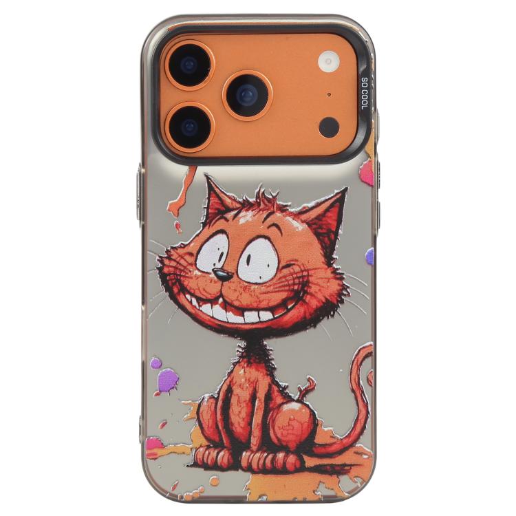 เคสโทรศัพท์ PC + TPU ซีรีส์ภาพวาดน้ำมันลายสัตว์ สำหรับ iPhone 17 Pro
