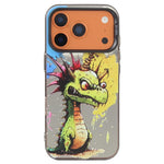 เคสโทรศัพท์ PC + TPU ซีรีส์ภาพวาดน้ำมันลายสัตว์ สำหรับ iPhone 17 Pro