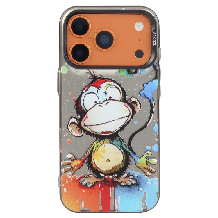 เคสโทรศัพท์ PC + TPU ซีรีส์ภาพวาดน้ำมันลายสัตว์ สำหรับ iPhone 17 Pro