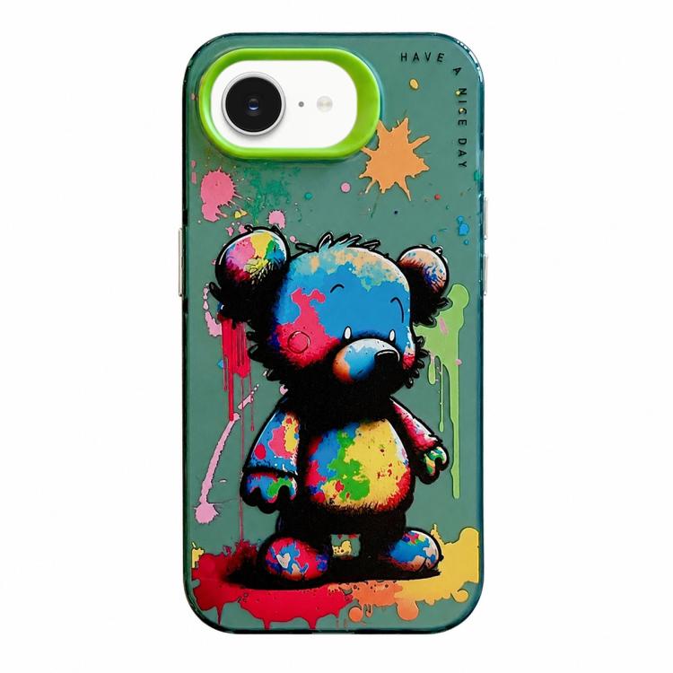 เคสโทรศัพท์ PC + TPU ซีรีส์ภาพวาดน้ำมันลายสัตว์ สำหรับ iPhone 17 Pro Max