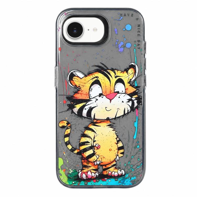 เคสโทรศัพท์ PC + TPU ซีรีส์ภาพวาดน้ำมันลายสัตว์ สำหรับ iPhone 17 Pro Max