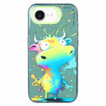 เคสโทรศัพท์ PC + TPU ซีรีส์ภาพวาดน้ำมันลายสัตว์ สำหรับ iPhone 17 Pro Max