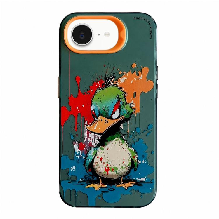 เคสโทรศัพท์ PC + TPU ซีรีส์ภาพวาดน้ำมันลายสัตว์ สำหรับ iPhone 17 Pro Max