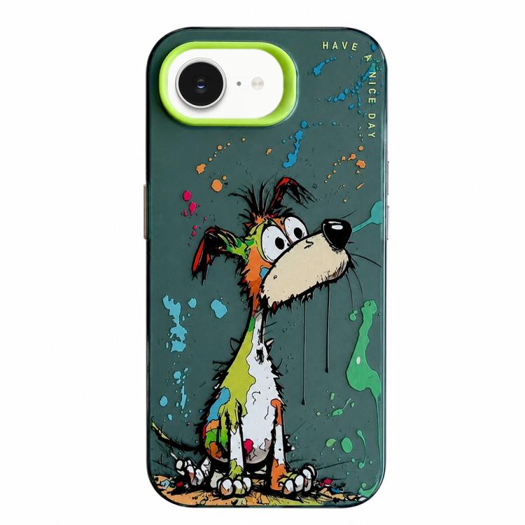 เคสโทรศัพท์ PC + TPU ซีรีส์ภาพวาดน้ำมันลายสัตว์ สำหรับ iPhone 17 Pro Max