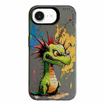 เคสโทรศัพท์ PC + TPU ซีรีส์ภาพวาดน้ำมันลายสัตว์ สำหรับ iPhone 17 Pro Max
