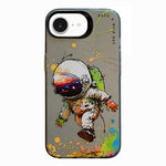 เคสโทรศัพท์ PC + TPU ซีรีส์ภาพวาดน้ำมันลายสัตว์ สำหรับ iPhone 17 Pro Max