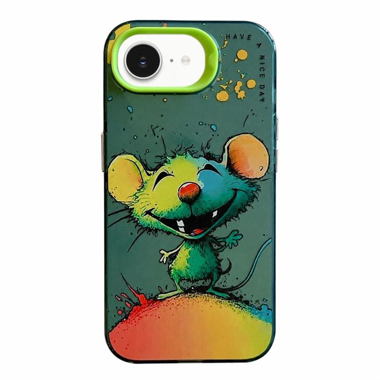 เคสโทรศัพท์ PC + TPU ซีรีส์ภาพวาดน้ำมันลายสัตว์ สำหรับ iPhone 17 Pro Max
