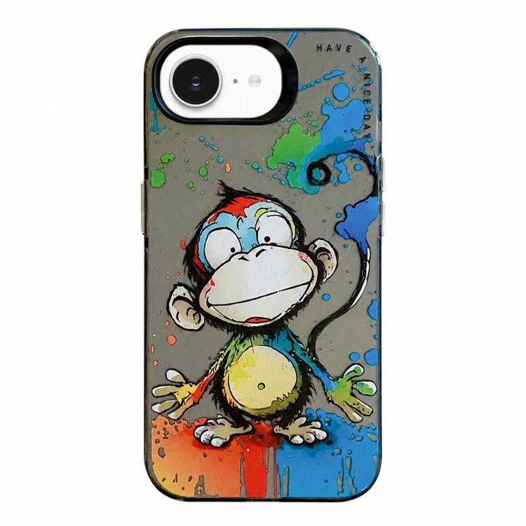 เคสโทรศัพท์ PC + TPU ซีรีส์ภาพวาดน้ำมันลายสัตว์ สำหรับ iPhone 17 Pro Max
