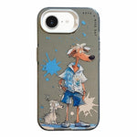 เคสโทรศัพท์ PC + TPU ซีรีส์ภาพวาดน้ำมันลายสัตว์ สำหรับ iPhone 17 Pro Max