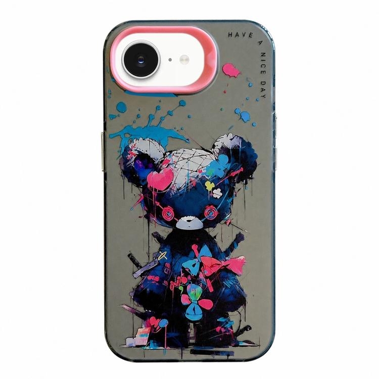 เคสโทรศัพท์ PC + TPU ซีรีส์ภาพวาดน้ำมันลายสัตว์ สำหรับ iPhone 17 Pro Max