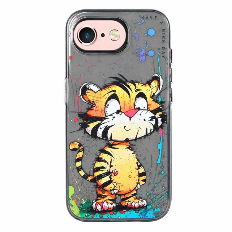 Animal Pattern Oil Painting Series PC + TPU Phone Case, For iPhone 6s Plus / 6 Plus