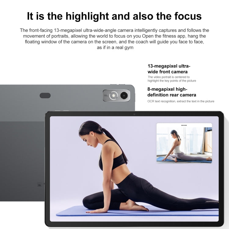 Lenovo Pad Pro 12.7 นิ้ว WiFi แท็บเล็ต, Android 13, Qualcomm Snapdragon 870 Octa Core, รองรับการสแกนใบหน้า, 8GB+128GB, 8GB+256GB
