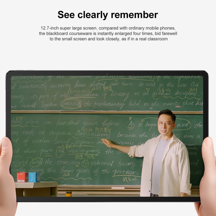 Lenovo Pad Pro 12.7 นิ้ว WiFi แท็บเล็ต, Android 13, Qualcomm Snapdragon 870 Octa Core, รองรับการสแกนใบหน้า, 8GB+128GB, 8GB+256GB