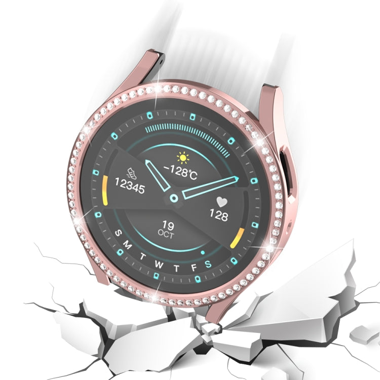 เคสป้องกันนาฬิกา PC กลวงลายเพชร สำหรับ Samsung Galaxy Watch 6 44mm, สำหรับ Samsung Galaxy Watch 6 40mm