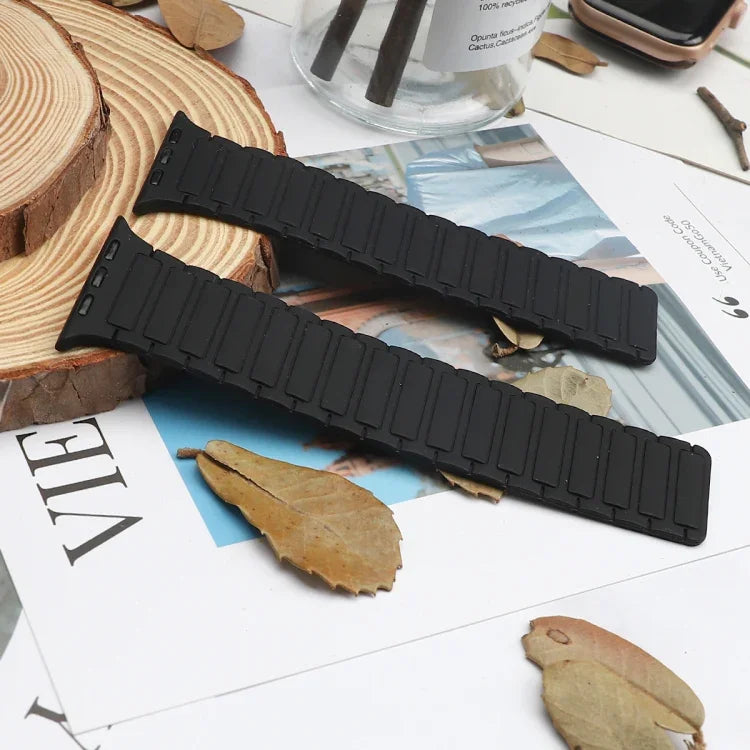 Magnetic Loop Silicone Watch Band, For Apple Watch Series 6 44mm, For Apple Watch Series 5 44mm, For Apple Watch Series 5 40mm