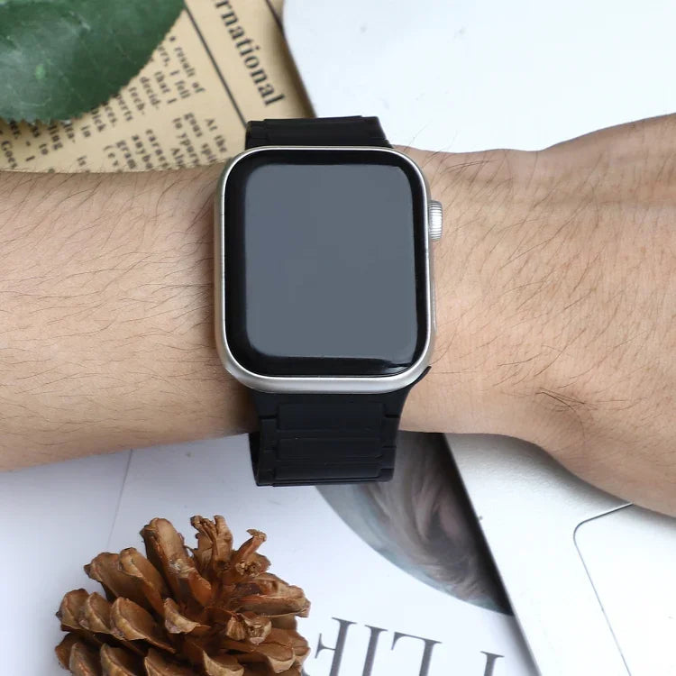 Magnetic Loop Silicone Watch Band, For Apple Watch Series 6 44mm, For Apple Watch Series 5 44mm, For Apple Watch Series 5 40mm