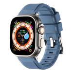 Double Ring Silicone Watch Band, For Apple Watch SE 40mm, For Apple Watch SE 44mm, For Apple Watch 6 40mm, For Apple Watch 6 44mm