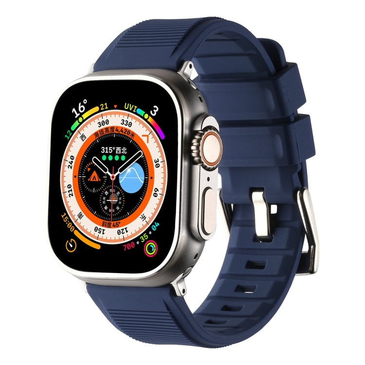Double Ring Silicone Watch Band, For Apple Watch SE 40mm, For Apple Watch SE 44mm, For Apple Watch 6 40mm, For Apple Watch 6 44mm