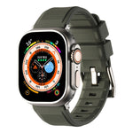 สายรัดนาฬิกาซิลิโคนแบบวงคู่ สำหรับ Apple Watch 3 ขนาด 38 มม. และ 42 มม., Apple Watch 2 ขนาด 42 มม. และ 38 มม.