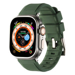 สายรัดนาฬิกาซิลิโคนแบบวงคู่ สำหรับ Apple Watch 3 ขนาด 38 มม. และ 42 มม., Apple Watch 2 ขนาด 42 มม. และ 38 มม.