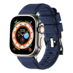 สายรัดนาฬิกาซิลิโคนแบบวงคู่ สำหรับ Apple Watch 3 ขนาด 38 มม. และ 42 มม., Apple Watch 2 ขนาด 42 มม. และ 38 มม.