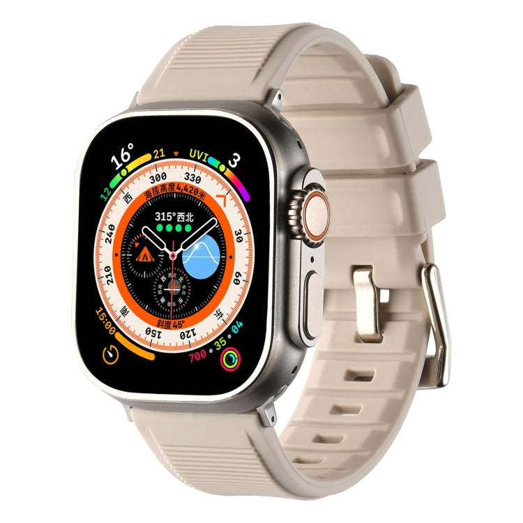 สายรัดนาฬิกาซิลิโคนแบบวงคู่ สำหรับ Apple Watch ขนาด 42 มม. และ 38 มม.