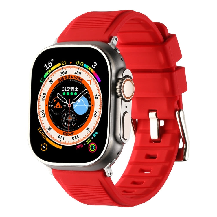 สายรัดนาฬิกาซิลิโคนแบบวงคู่ สำหรับ Apple Watch ขนาด 42 มม. และ 38 มม.