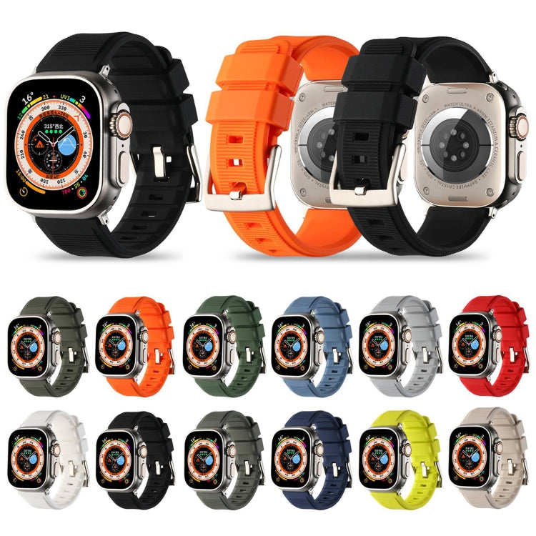 สายรัดนาฬิกาซิลิโคนแบบวงคู่ สำหรับ Apple Watch 3 ขนาด 38 มม. และ 42 มม., Apple Watch 2 ขนาด 42 มม. และ 38 มม.