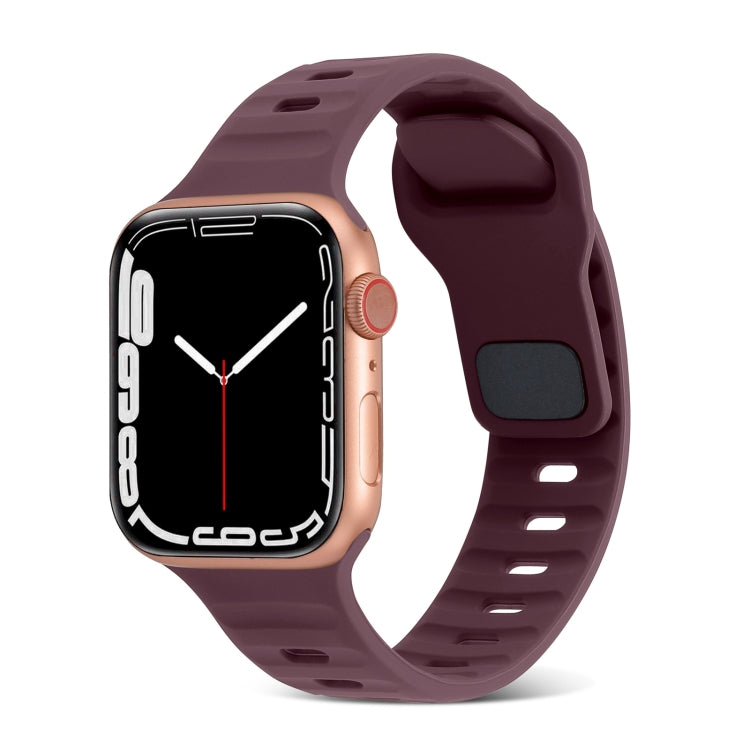 สายรัดนาฬิกาซิลิโคนลายเส้นหัวเข็มขัดสี่เหลี่ยม สำหรับ Apple Watch SE 2023 ขนาด 44 มม. สำหรับ Apple Watch SE 2023 ขนาด 40 มม.
