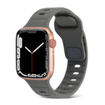 สายรัดนาฬิกาซิลิโคนลายเส้นหัวเข็มขัดสี่เหลี่ยม สำหรับ Apple Watch SE 2023 ขนาด 44 มม. สำหรับ Apple Watch SE 2023 ขนาด 40 มม.